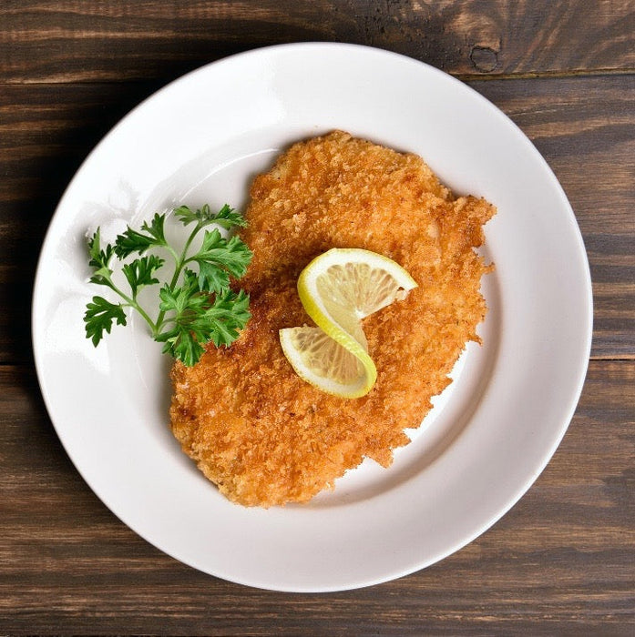 Gepaneerde varkensschnitzel